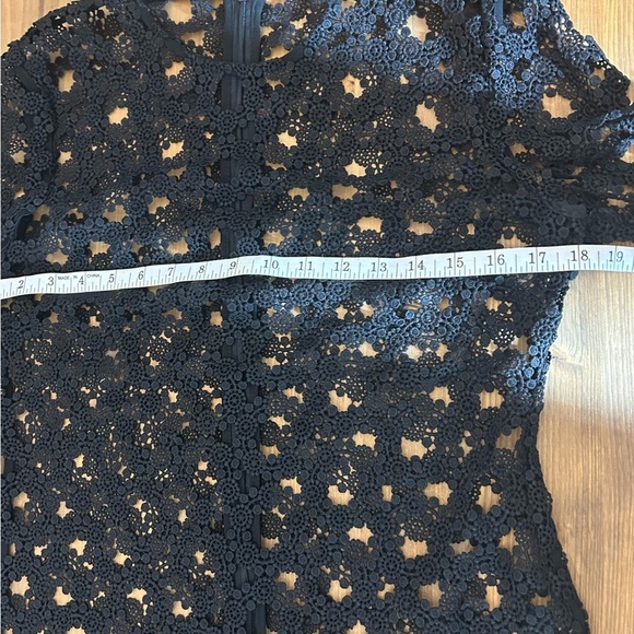 N/Nicholas Revolve Black Lace Crochet Dress Cocktail Witchy Whimsigoth Sexy - Picture 7 of 14